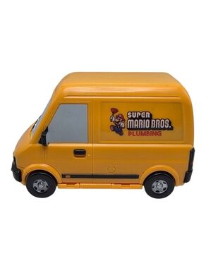 Super Mario Bros Movie Mini Van Playset Jakks Transforming Nintendo Toy Vehicle